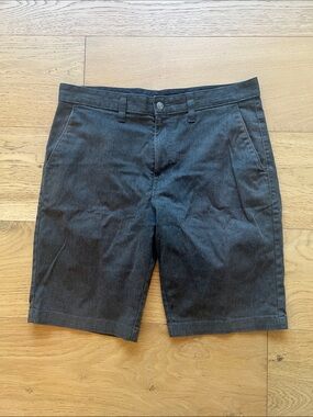 Volcom Men's Charcoal Flat Front Shorts
